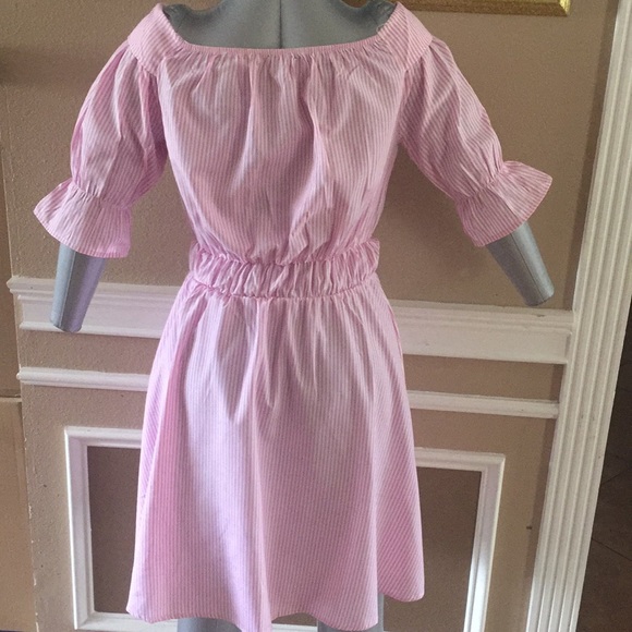 Summer Pink Stitching Dress - Picture 5 of 6